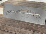 New Edge Mustang Metal Wall Art (1999-2004)