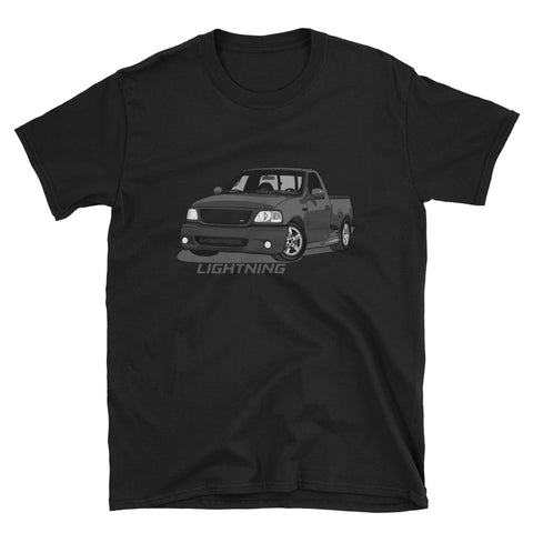 Black Lightning Unisex T-Shirt Black Lightning Unisex T-Shirt - Automotive Army Automotive Army