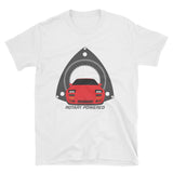 Red FC Rotary Powered Unisex T-Shirt Red FC Rotary Powered Unisex T-Shirt - Automotive Army Automotive Army