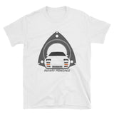 White FC Rotary Powered Unisex T-Shirt White FC Rotary Powered Unisex T-Shirt - Automotive Army Automotive Army