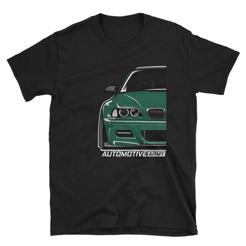 Oxford Green Wide E46 Unisex T-Shirt Oxford Green Wide E46 Unisex T-Shirt - Automotive Army Automotive Army