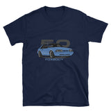 Light Blue Hatchback Unisex T-Shirt Light Blue Hatchback Unisex T-Shirt - Automotive Army Automotive Army