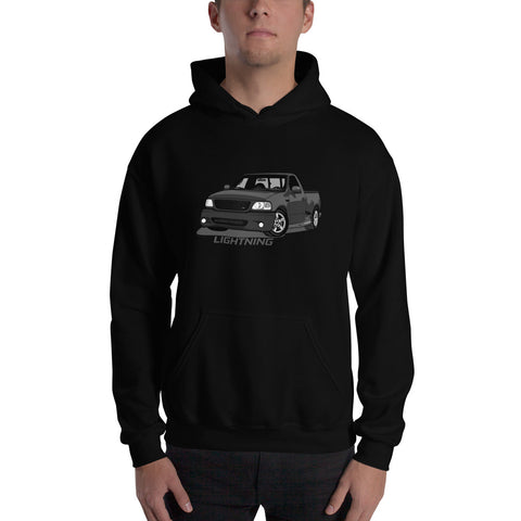 Black Lightning Hooded Sweatshirt Black Lightning Hooded Sweatshirt - Automotive Army Automotive Army