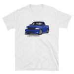 Sonic Blue Lighning Unisex T-Shirt Sonic Blue Lighning Unisex T-Shirt - Automotive Army Automotive Army