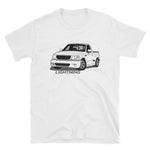 White Lightning Unisex T-Shirt White Lightning Unisex T-Shirt - Automotive Army Automotive Army